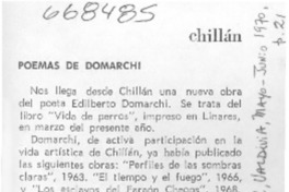 Poemas de Domarchi. Poemas de Domarchi.