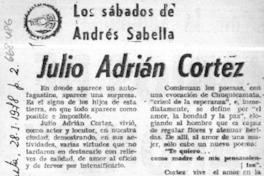 Julio Adrián Cortéz Julio Adrián Cortéz