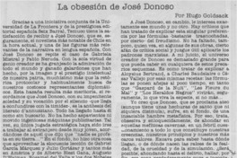 La obsesión de José Donoso La obsesión de José Donoso