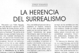 La Herencia del surrealismo La Herencia del surrealismo