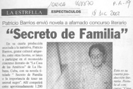 "Secreto de familia" "Secreto de familia"
