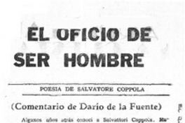 El oficio de ser hombre El oficio de ser hombre