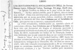 Los Cristianos por el socialismo en Chile. Los Cristianos por el socialismo en Chile.