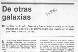 De otras galaxias
