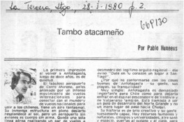 Tambo atacameño