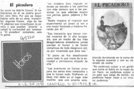 El picadero.  [artículo]