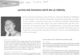 Jackeline Romeau está en la cárcel. Jackeline Romeau está en la cárcel.