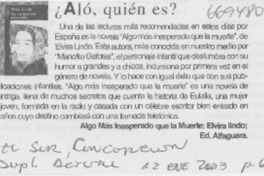 ¿Aló, quién es?