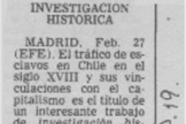 Investigación histórica. Investigación histórica.