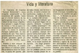 Vida y literatura