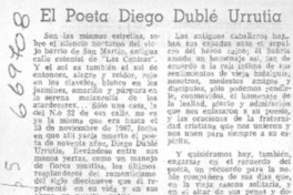 El poeta Diego Dublé Urrutia El poeta Diego Dublé Urrutia
