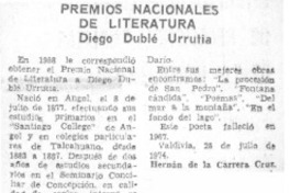 Premios Nacionales de Literatura Premios Nacionales de Literatura