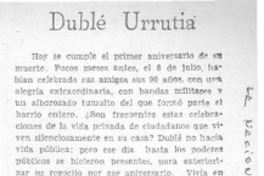 Dublé Urrutia Dublé Urrutia