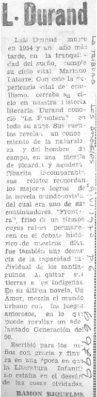 L. Durand L. Durand