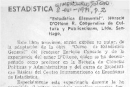 Estadística elemental Estadística elemental
