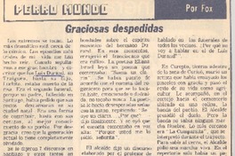 Graciosas despedidas Graciosas despedidas