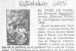 El tigre de papel. El tigre de papel.
