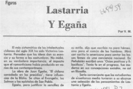 Lastarria y Egaña Lastarria y Egaña