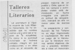 Talleres literarios Talleres literarios