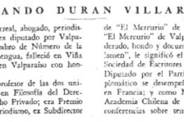 Fernando Durán Villarreal. Fernando Durán Villarreal.