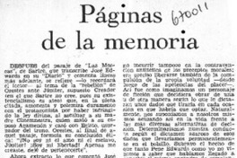 Páginas de la memoria Páginas de la memoria