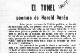 El túnel. El túnel.