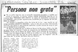 "Persona non grata"