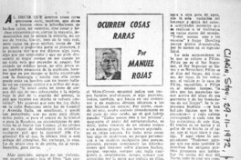 Ocurren cosas raras