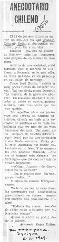 Anecdotario chileno