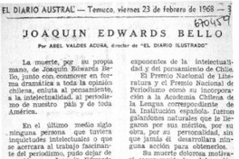 Joaquín Edwards Bello