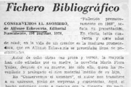 Fichero bibliográfico Fichero bibliográfico