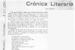Crónica literaria Crónica literaria
