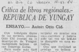 República de Yungay República de Yungay