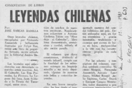Leyendas chilenas