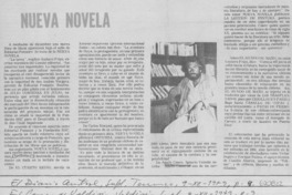 Nueva novela. Nueva novela.
