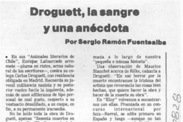 Droguett, la sangre y una anécdota Droguett, la sangre y una anécdota