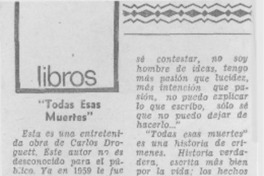 Todas esas muertes Todas esas muertes