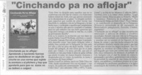 "Cinchando pa no aflojar".