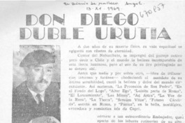 Don Diego Dublé Urrutia Don Diego Dublé Urrutia