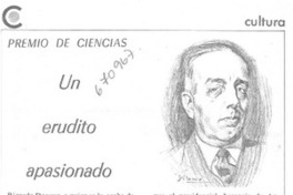 Un Erudito apasionado. Un Erudito apasionado.