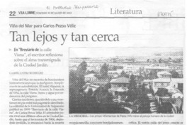 Tan lejos y tan cerca Tan lejos y tan cerca