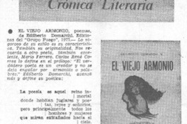 Crónica literaria Crónica literaria