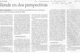 Allende en dos perspectivas. Allende en dos perspectivas.