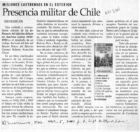 Presencia militar de Chile