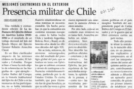 Presencia militar de Chile