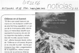 Chilenas en el Everest.