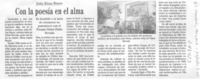 Con la poesía en el alma.