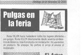 El Agua en sombra.