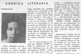 Crónica literaria.