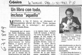 Un libro con todo, incluso "aquello". Un libro con todo, incluso "aquello".